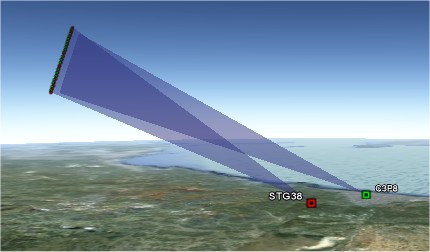Traiettoria atmosferica del bolide 2011_02_26_0512 UT --  UAI-Sezione Meteore