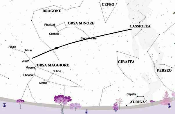 Mappa disegnata da G.Ramoino e R.Carena