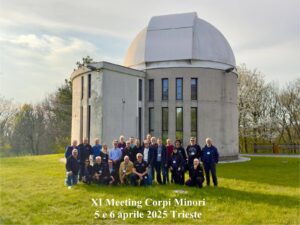 Scopri di più sull'articolo Successo per l’XI Meeting Corpi Minori UAI: due giornate di scienza, passione e collaborazione a Trieste